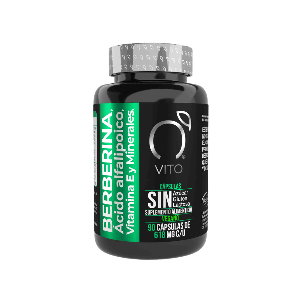 Berberina con Ácido Alfa Lipoico y Vitamina E, para le control de Glucosa y Energía