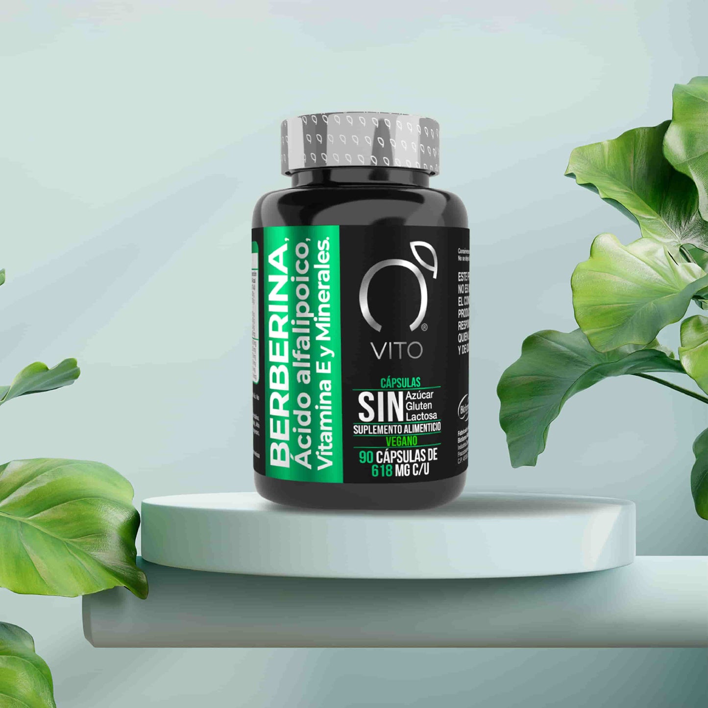 Berberina con Ácido Alfa Lipoico y Vitamina E, para le control de Glucosa y Energía
