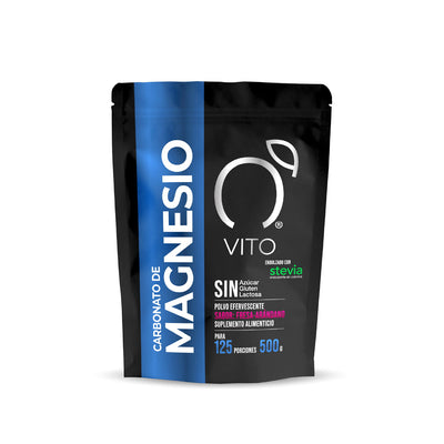 Carbonato de Magnesio VITO | Sabor Fresa-Arándano | 500 g | 125 Días de Uso