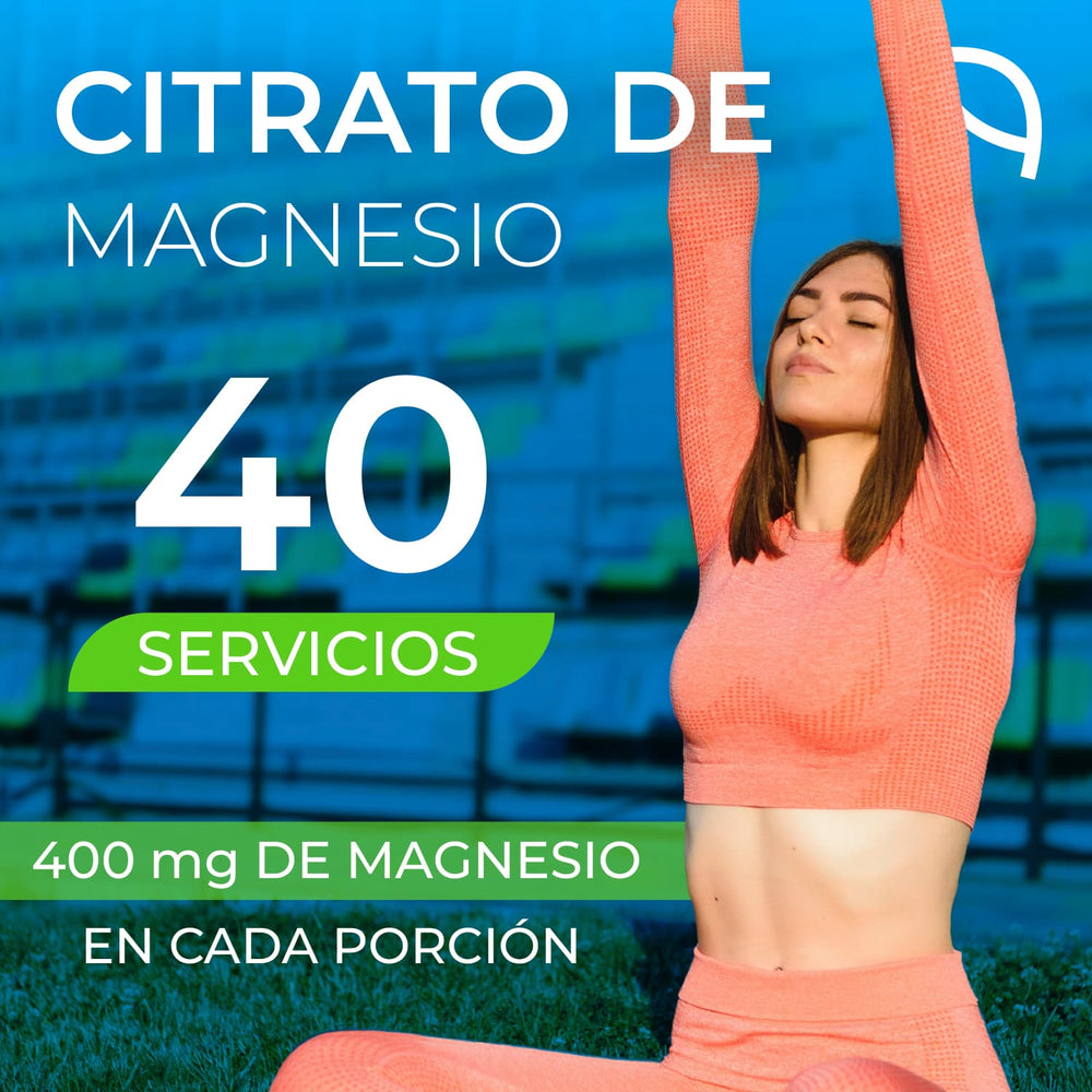 
                      
                        Citrato de Magnesio 400mg – 120 Cápsulas (40 Porciones) | Suplemento de Magnesio
                      
                    