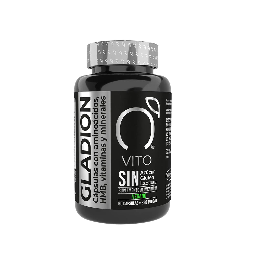 Suplemento deportivo Preworkout. Gladion, Aminoácidos, HMB, Vitaminas y Minerales para la producción natural de la testosterona. 