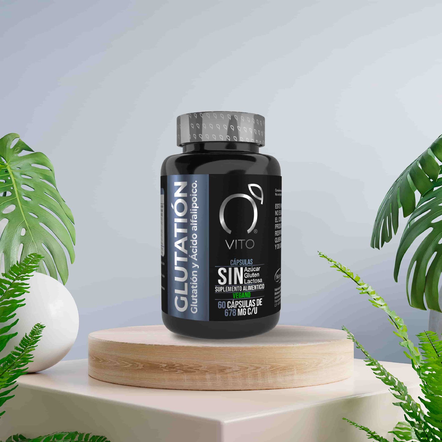 Antioxidante natural que protege células, fortalece defensas y apoya la salud hepática y de la piel. Glutatión con ácido alfa lipoico de alta pureza.