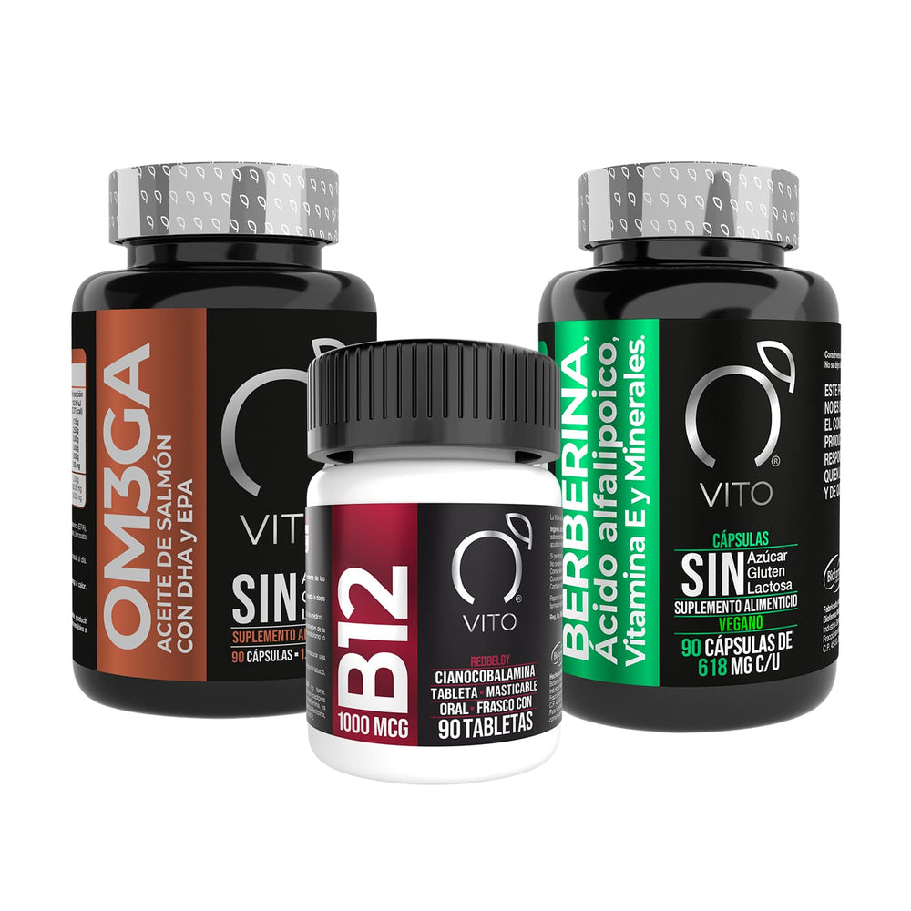KIT MORE | VITO | Berberina, Omega 3 y Vitamina B12