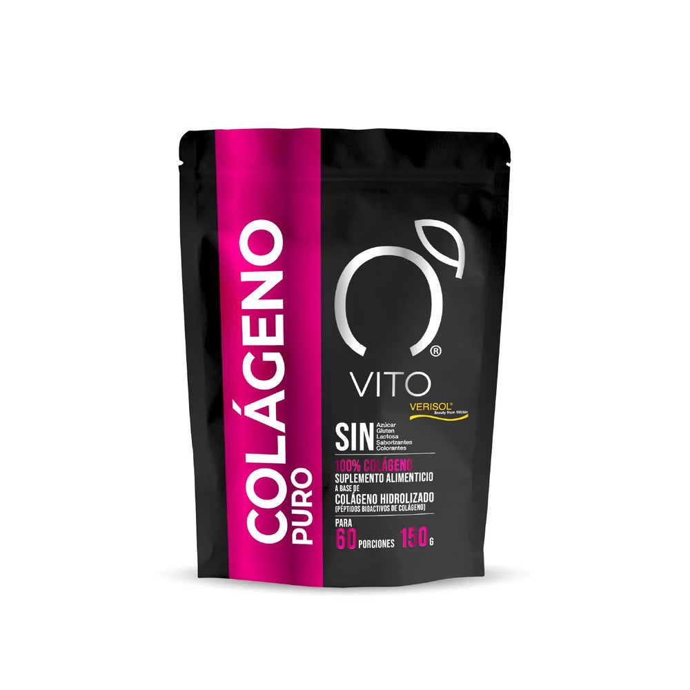 Imagen de producto Colágeno puro Verisol VITO 150g. colágeno puro, colágeno verisol, colágeno para piel, cuidado de la piel, cuidado del cabello, cuidado de las uñas, productos de salud y belleza