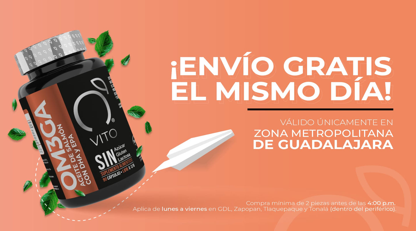 Envió gratis el mismo día dentro de zona metropolitana de guadalajara. 