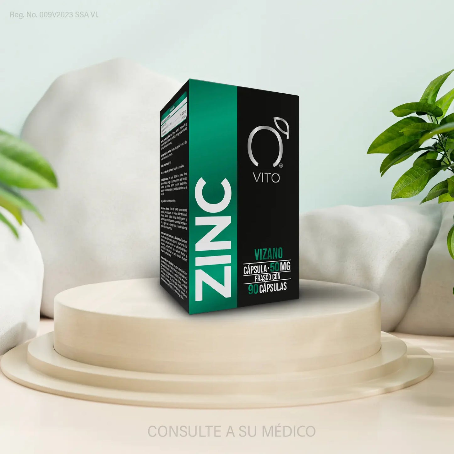 Zinc VITO, sulfato de zinc, zinc 50 mg, cápsula de zinc, esencial para el desarrollo y crecimiento, salud de la piel, sentido del olfato y del gusto, antioxidante, metabolismo y digestión. 