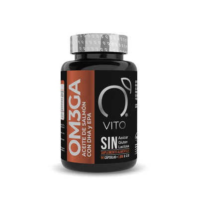 Omega 3 | 90 Cápsulas con 600mg de EPA y DHA | Suplemento de Aceite de Salmón Noruego
