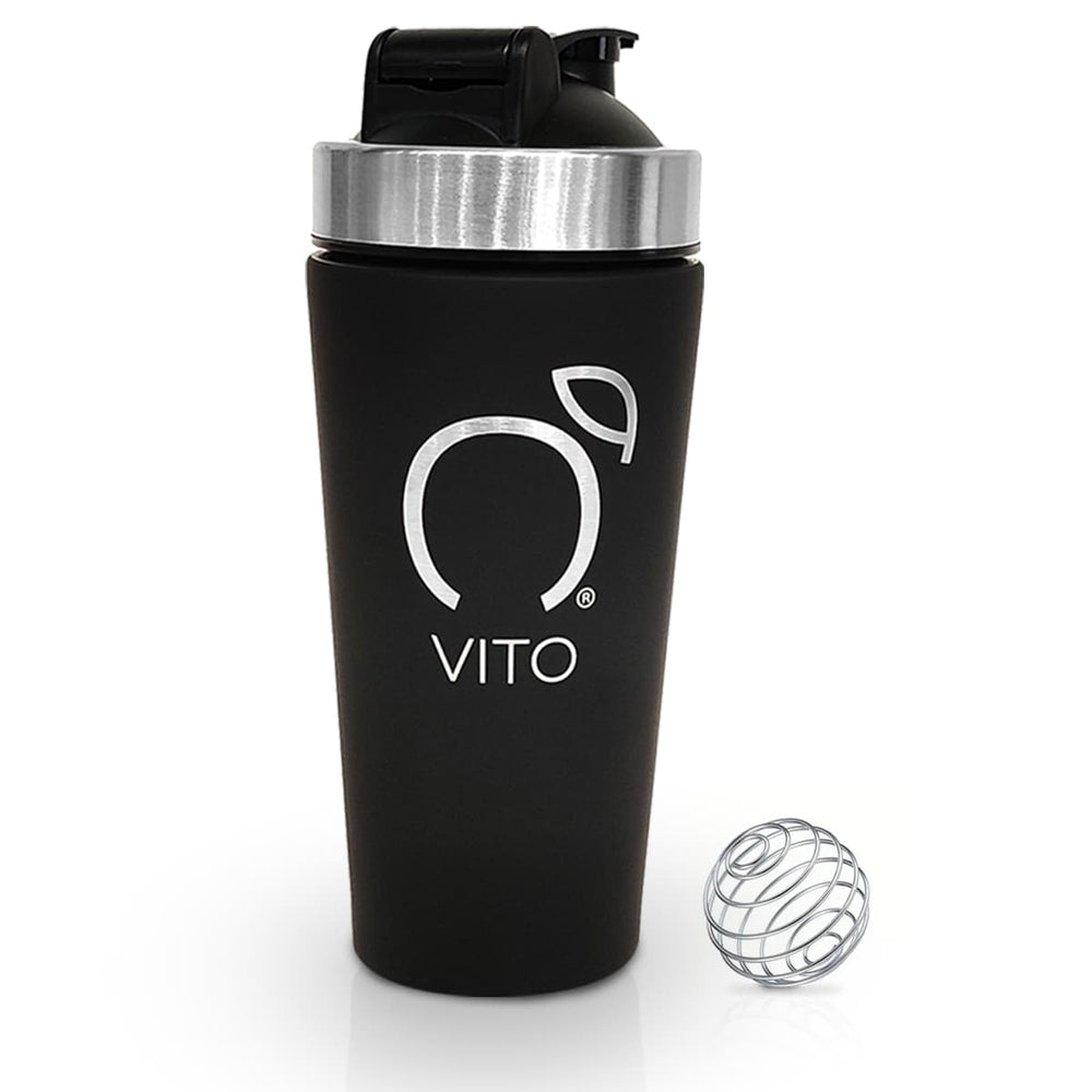 
                      
                        Shaker metalico marca VITO de acero inoxidable con esfera mezcladora.
                      
                    